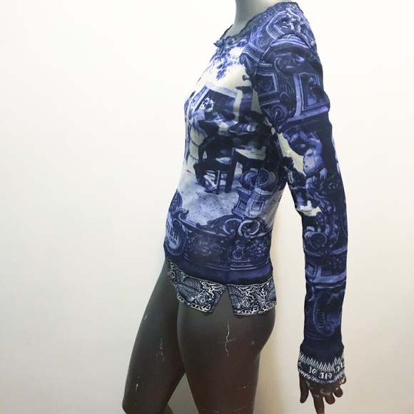 SOLD Jean Paul Gaultier 1998 Mesh Long Sleeve - Picture 4 of 8